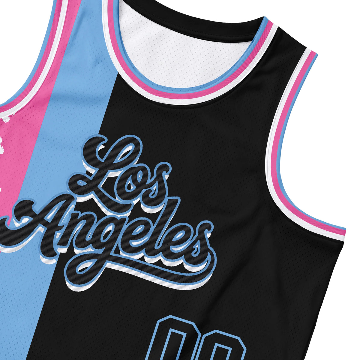 Reversible Round Neck Basketball Jersey — close-up