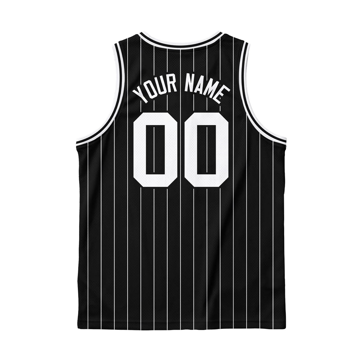Round Neck Basketball Jersey — back view