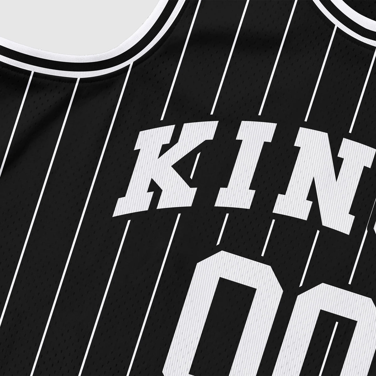 Round Neck Basketball Jersey — close-up
