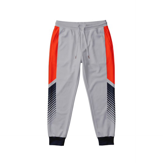 Sublimated Cuffed Jogger Sweatpants — front view