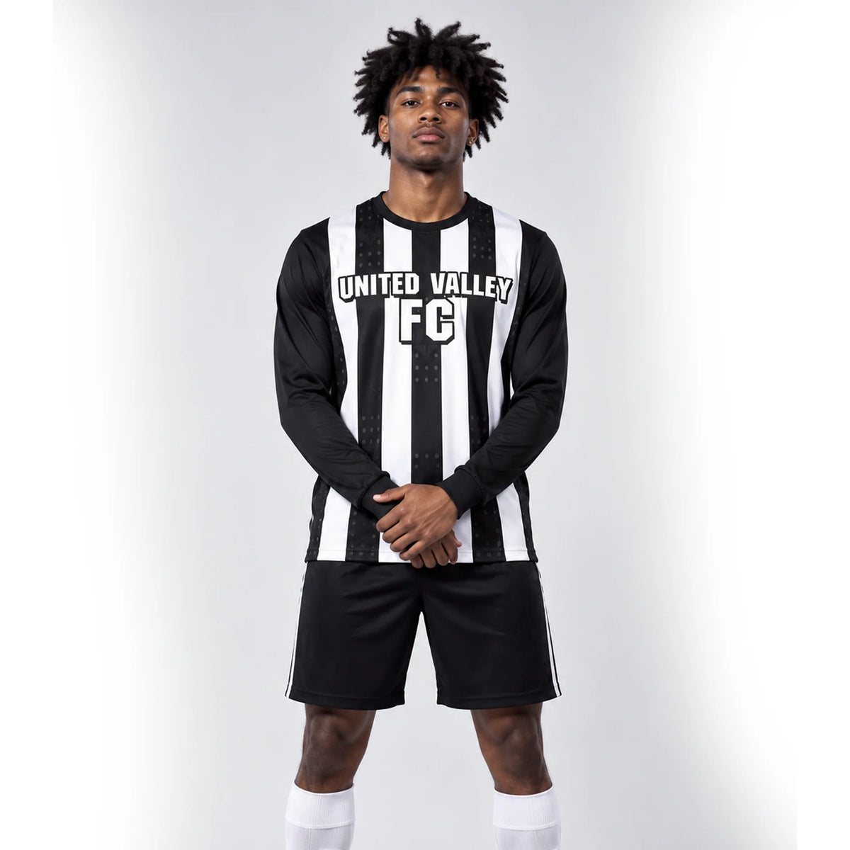 Sublimated Long Sleeve Shirt — on model
