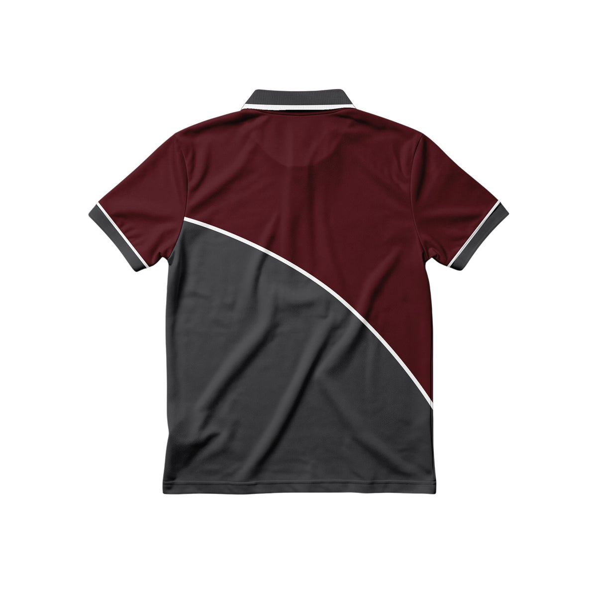 Sublimated Polo — back view