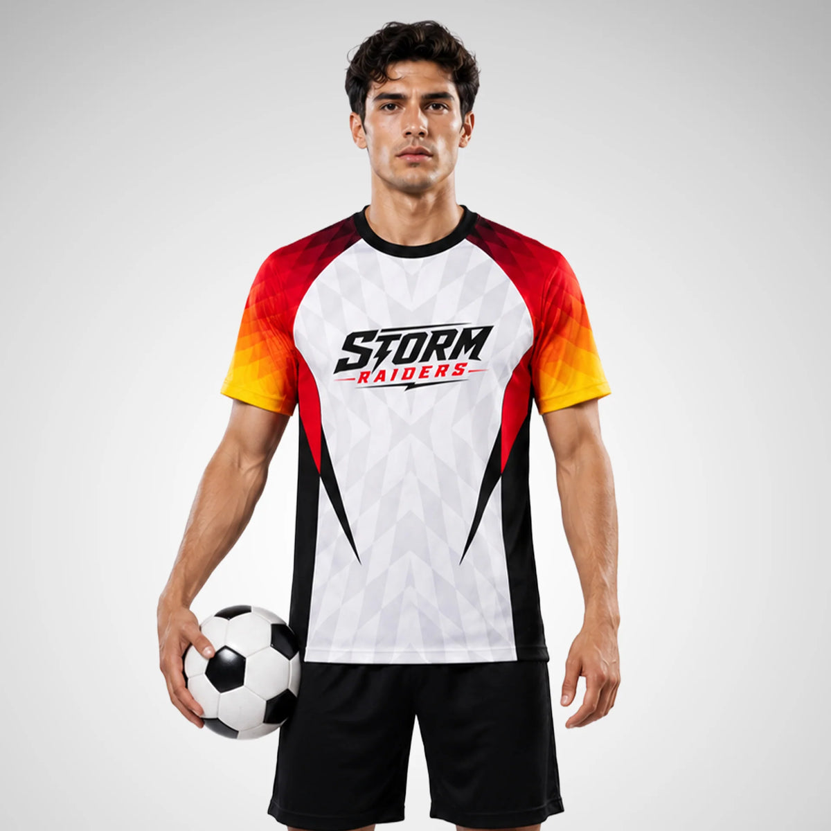 Sublimated Soccer Jersey — on model