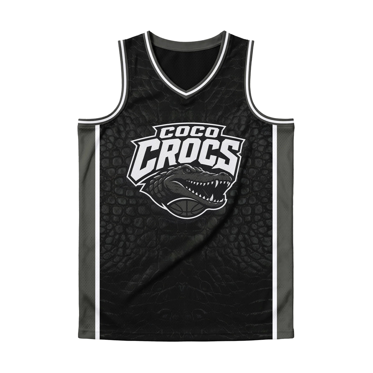 V-Neck Basketball Jersey — front view